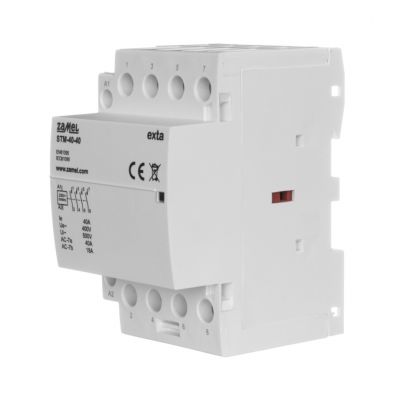 Stycznik modułowy instalacyjny 40A 4xNO 230V AC TYP: STM-40-40 (EXT10000296-WUN)